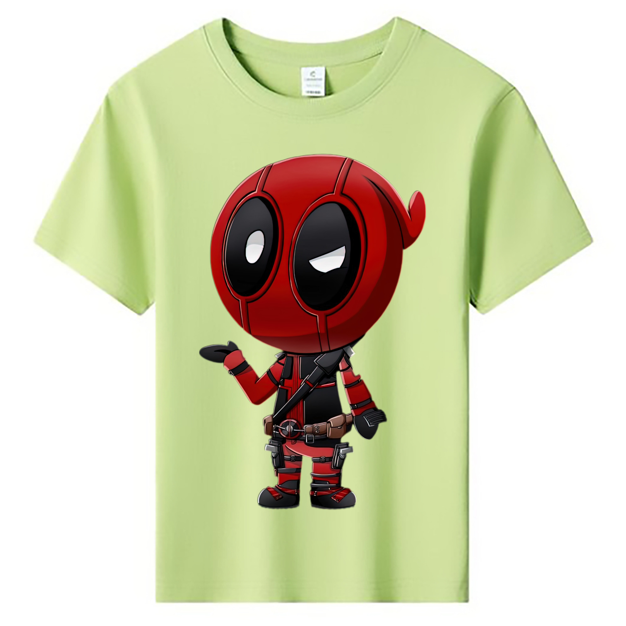 （画像用） Deadpool デッドプール 綿100％キッズTシャツ（フロントプリント）
